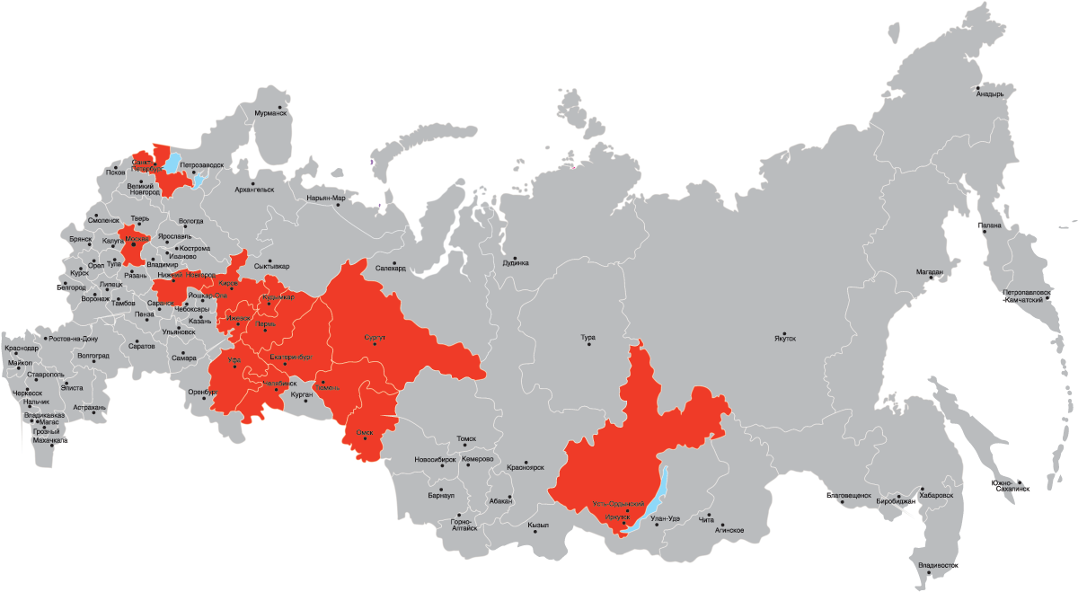 География проекта map